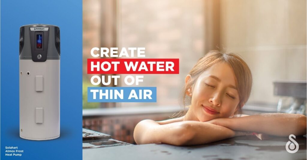 Create hot water out of thin air with a heat pump