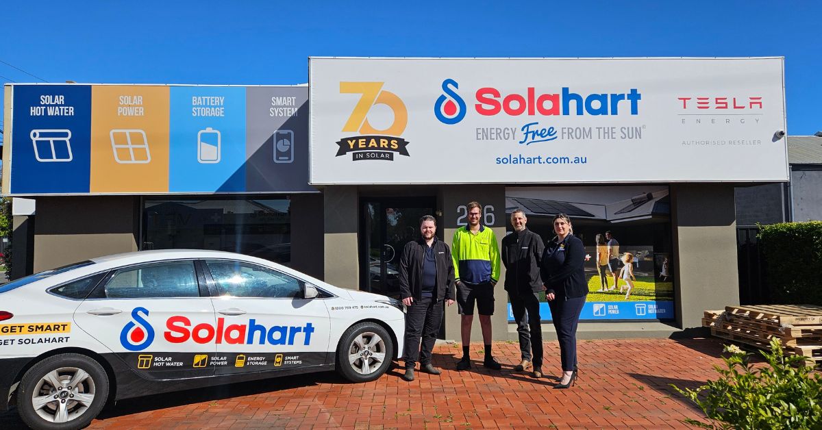 Solahart Adelaide North Team and Office 2024